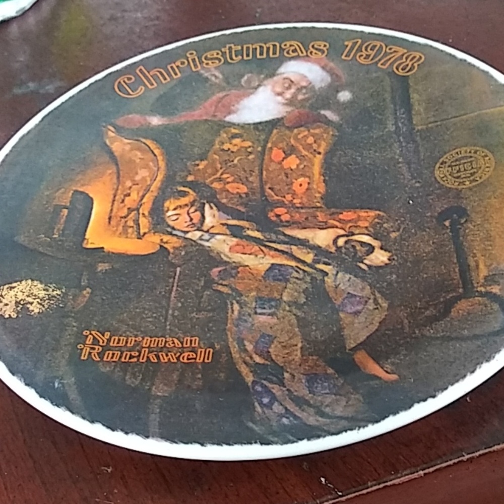 Knowles fine china Rockwell vintage plate